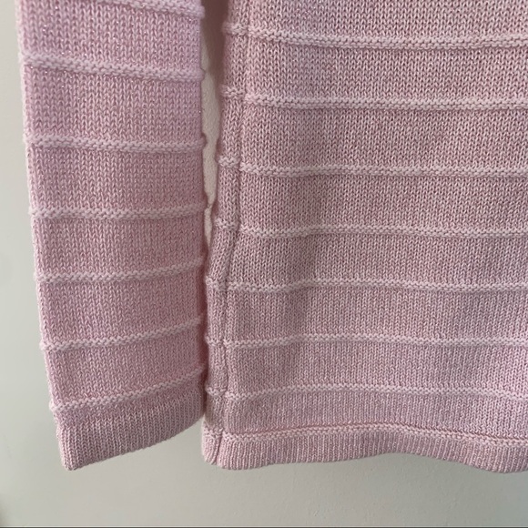 LAURA RIBBED COWL BLUSH PINK SWEATER SIZE XS - Picture 6 of 9